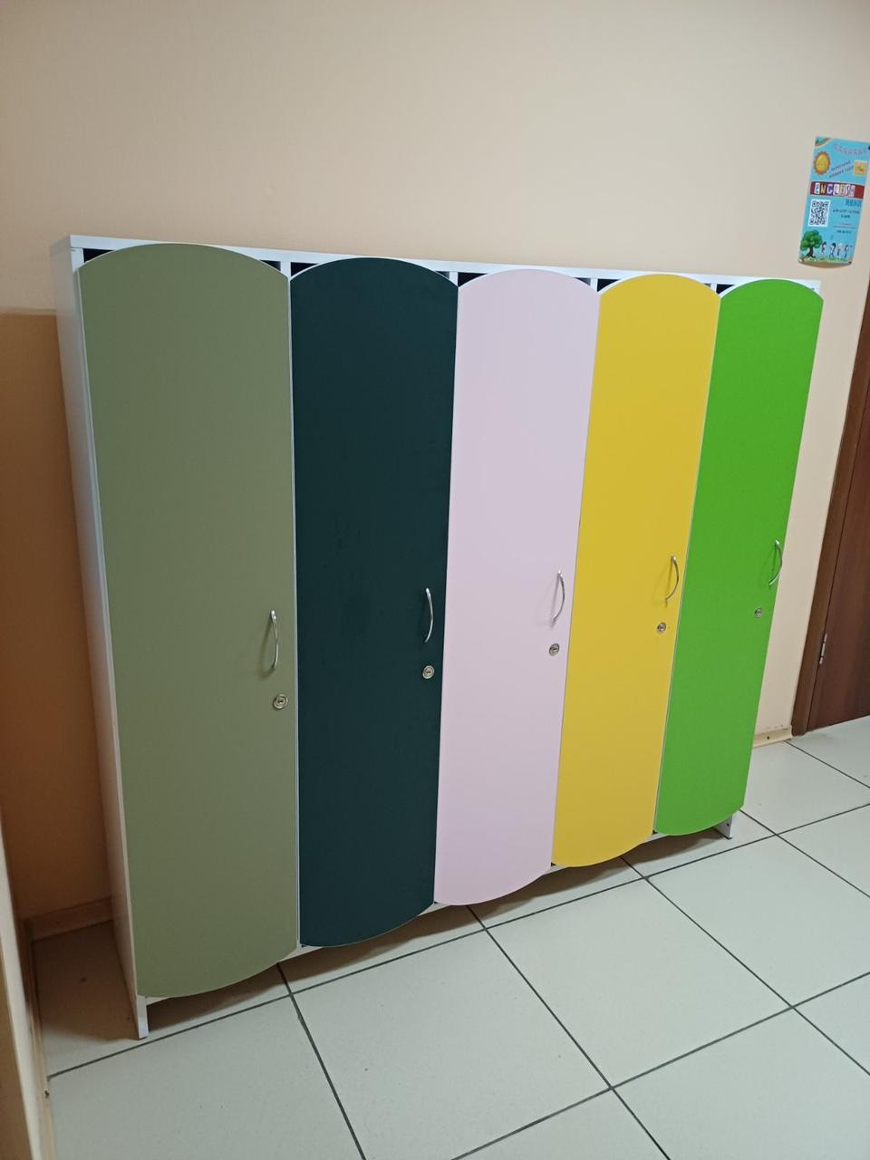 Шафа для дитячого одягу 5-ти секційний в садок., фото 1