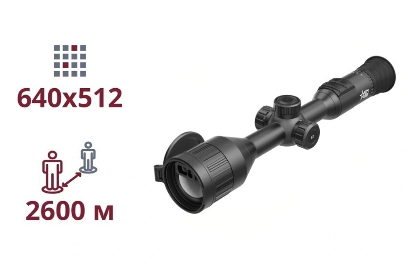 Тепловізійний приціл AGM ADDER V2 LRF TS50-640