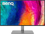 TFT 32" BenQ PD3225U, IPS, 4K, HDMI, DP, USB-C, USB hub, HAS, Pivot, темно-сірий