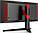 TFT 34" AOC AGON AG344UXM, WQHD, IPS, MiniLED, 170 Гц, 1 мс, 2xHDMI, 2xDP, USB-C, USB-hub, HAS, кіл, фото 6