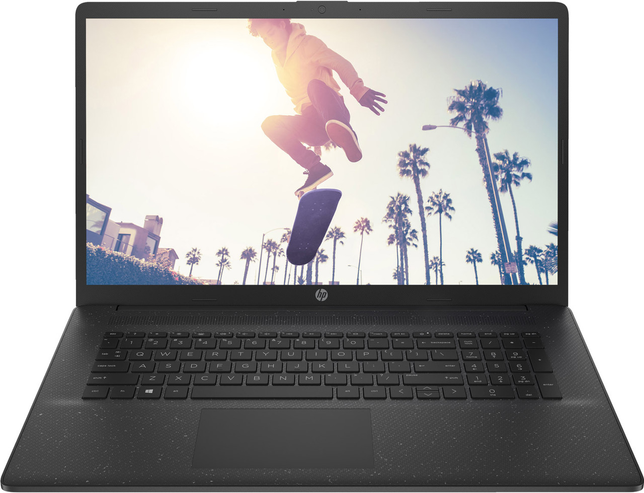 HP 17-cp0053ua 17.3" FHD IPS, 300n/Ryzen 5-5500U (4.0)/16Gb/SSD512Gb/Radeon/DOS/Чорний