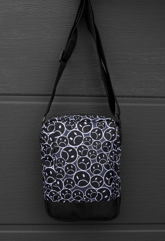 Барсетка з принтом смайликів Staff sad smile, фото 1