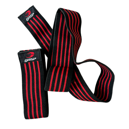 Бінти колінні GASP Knee wraps Black/Red 2 м, фото 1