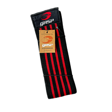 Бінти колінні GASP Knee wraps Black/Red 2 м, фото 3