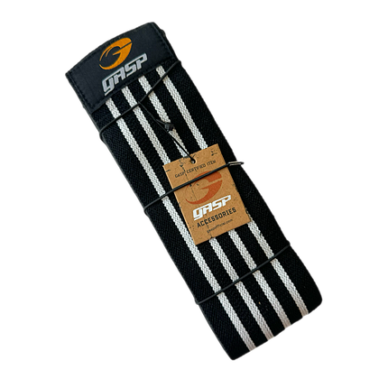 Бінти колінні GASP Knee wraps Black/White 2 м, фото 2