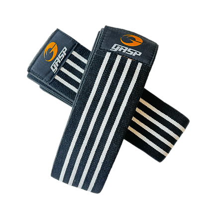 Бінти колінні GASP Knee wraps Black/White 2 м, фото 3