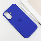 Чохол Silicone case (AAA) with Magsafe and Animation (button) для Apple iPhone 16 (6.1") Ultramarine, фото 5