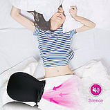 Вакуумний вібратор для ерогенних зон, Чорна троянда з вібрацією та вакуумно-хвильовою стимуляцією, Інтимні ігр, фото 8