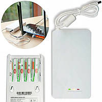 Джерело безперебійного живлення + 4 акумулятори AA-2000 mah, 12 В, mini UPS BBU15-DT.Хіт!