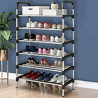 Полиця для взуття на 6 ярусів (123х57х29 см) New shoe rack.Хіт!