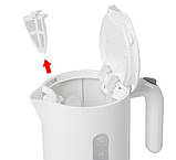 Новий німецький електричний чайник із Німеччини Clatronic WK 3452 White з гарантією, фото 2