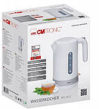 Новий німецький електричний чайник із Німеччини Clatronic WK 3452 White з гарантією, фото 6