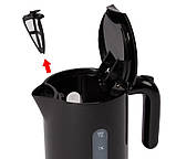 Новий німецький електричний чайник із Німеччини Clatronic WK 3452 Black з гарантією, фото 4