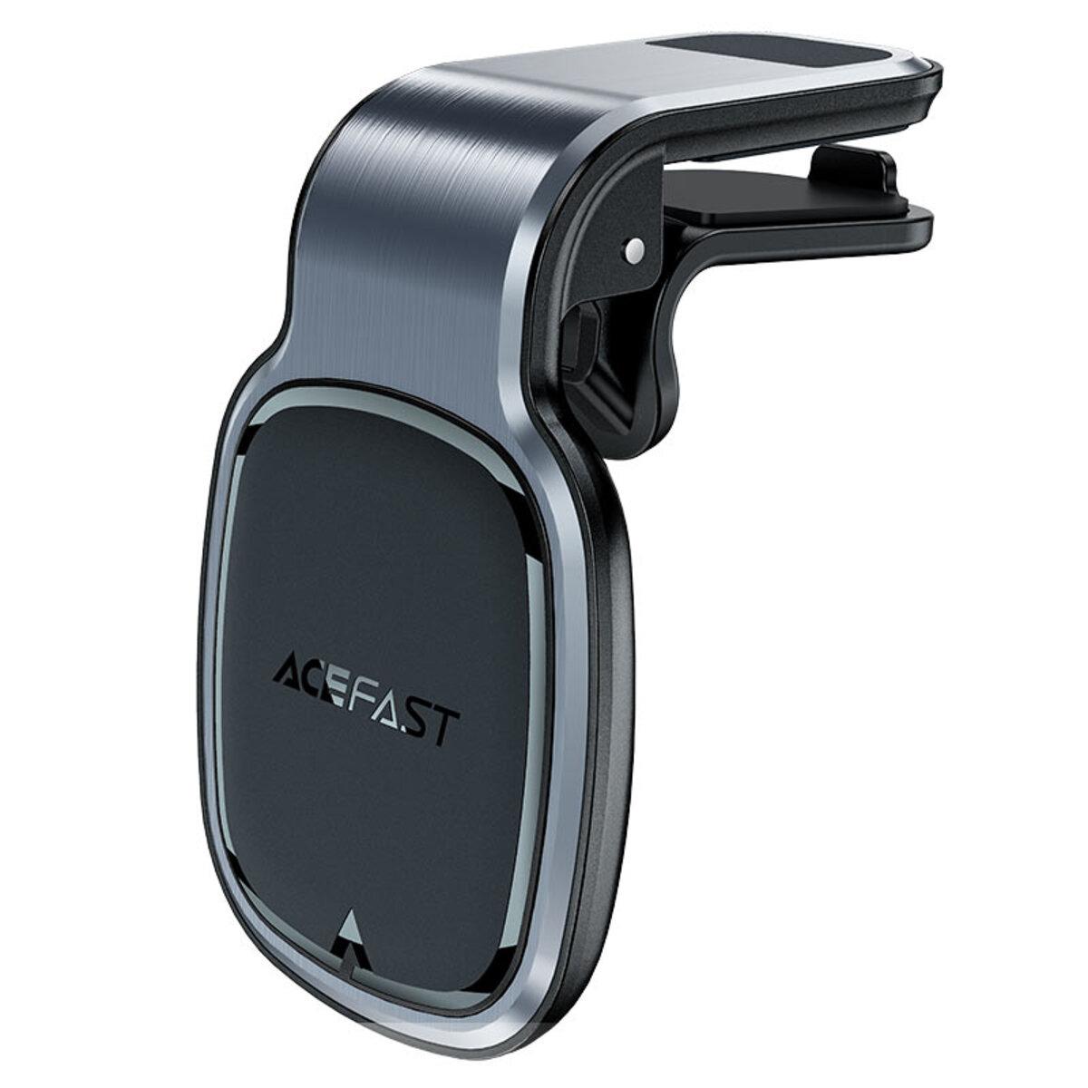 Автотримач для телефона ACEFAST D16 magnetic car holder for air vent Metal Gray