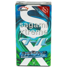 Презервативи Sagami Xtreem Mentol 10 шт. (4974234101405) - оригінал