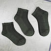 Шкарпетки чоловічі літні 12 пар середньої висоти «Олива» розмір 39-41 арт. 250Н.12, фото 6