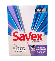 Стиральний порошок parfum losk 2 в 1 white&colors для ручной Savex 400 гр. 7599