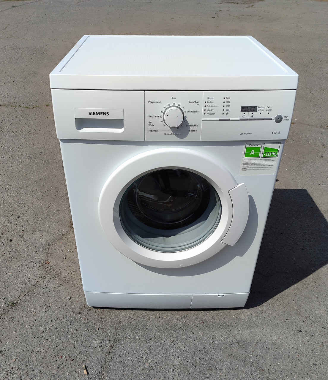 Німецька пральна машина-автомат Siemens E12-16 WM12E163 з Німеччини з гарантією