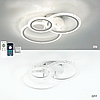 Смарт люстра TRIO 3R 70W біла Esllse LED 510х380х107мм світлодіодна керована з пультом і додатком для смартфону APP, фото 4