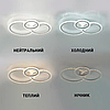 Смарт люстра TRIO 3R 70W біла Esllse LED 510х380х107мм світлодіодна керована з пультом і додатком для смартфону APP, фото 7