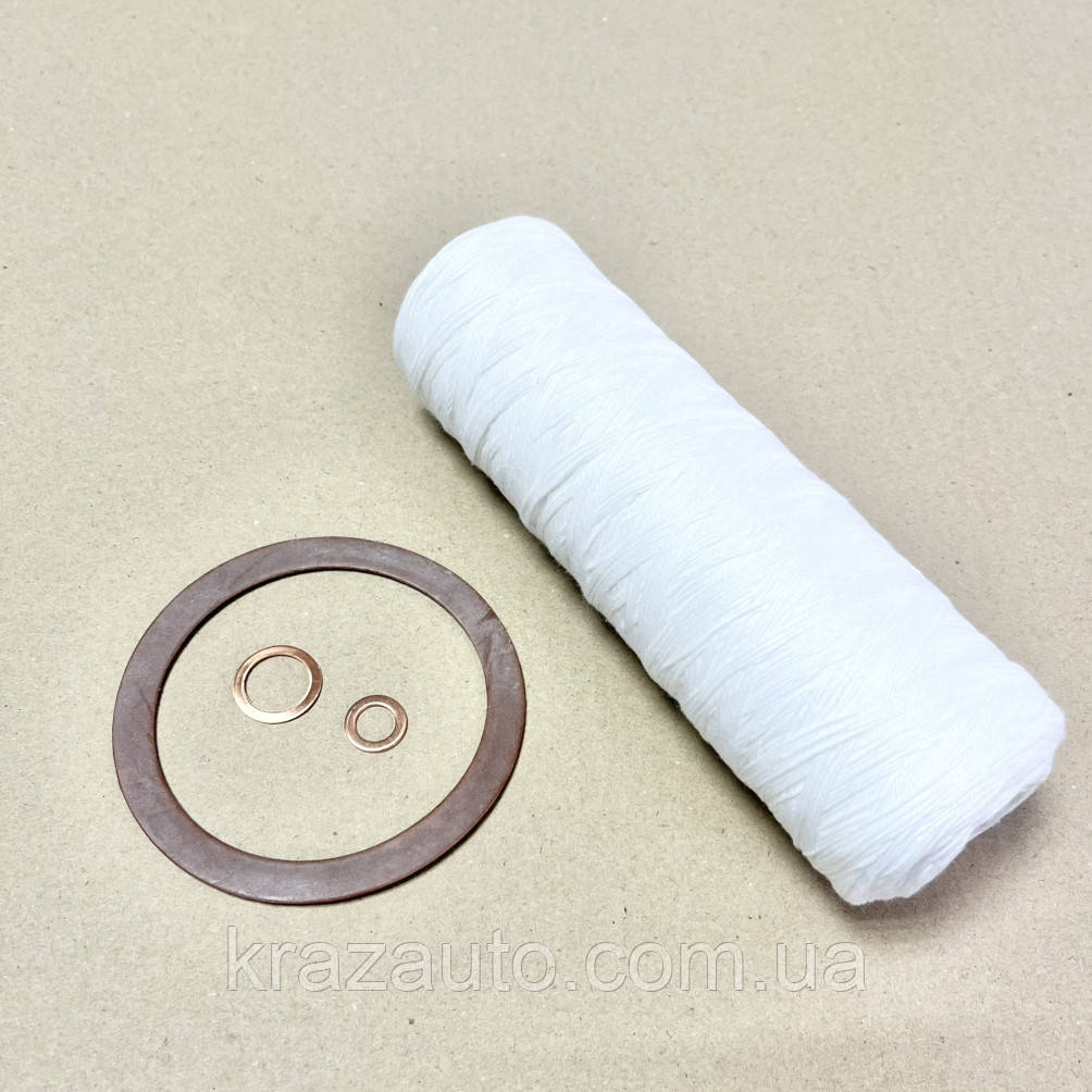 Елемент фільтра грубого очищення палива ЯМЗ-236М, ЯМЗ-238 (мотузка) з ремкомплектом 201-1105540-1, фото 1