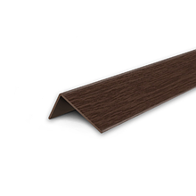 Кут оздоблювальний пвх (2,7 м) Каштан 30х30 мм