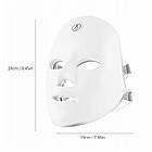 LED-маска для обличчя (7 режимів), від USB / Світлодіодна маска для світлотерапії / Лед маска, фото 7
