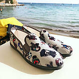 Жіночі літні мокасини з принтом, фото 2