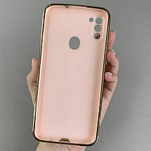 Чохол для Samsung Galaxy A11 глянцевий із золотою окантовкою чохол на телефон самсунг а11 пудровий h7y, фото 3