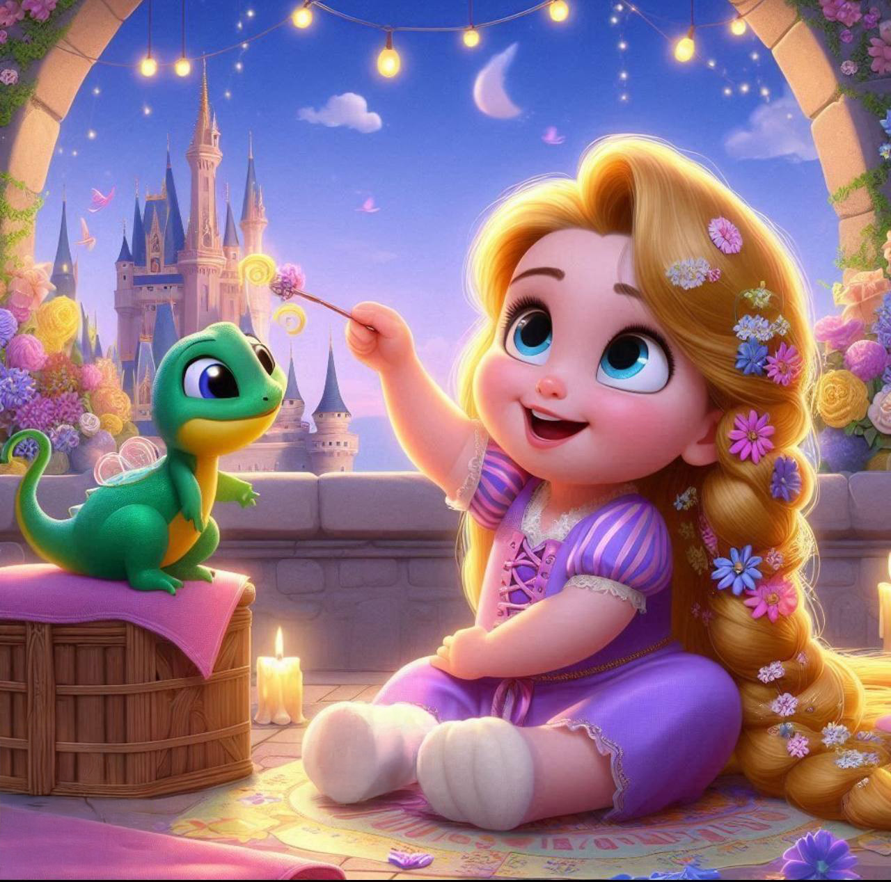 Алмазна мозаїка "Казкове диво", 20*20см, на рамці, в кор. 21*21*2,5см, ТМ Dreamtoys, фото 1