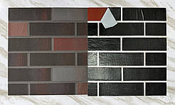 Фасадні термопанелі під цеглу із захисною плівкою, гнучкий клінкер.Колір 85