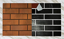 Фасадні термопанелі під цеглу із захисною плівкою, гнучкий клінкер.Колір 94