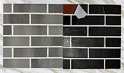 Фасадні термопанелі під цеглу із захисною плівкою, гнучкий клінкер.Колір 98