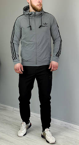 9303 Adidas Темно-сірий, фото 1