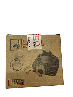 Циліндр в зборі (Поршнева) Скутер 80 кубиків d 47mm, фото 1