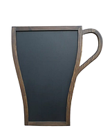 Дошка дерев'яна крейдова "чашка" 90*60см одностороння