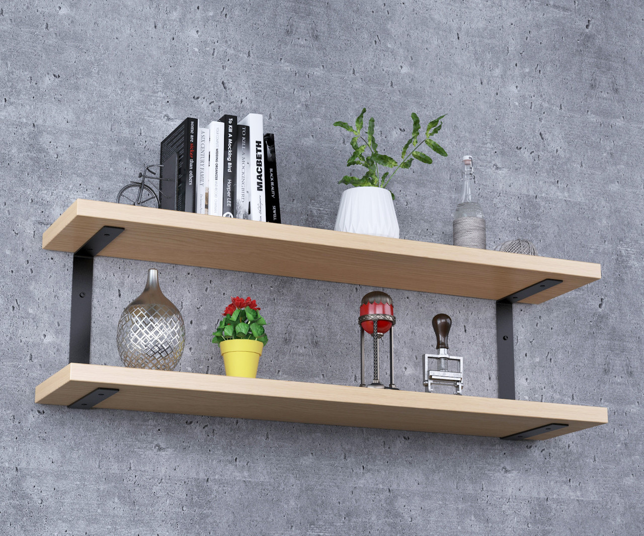 Полиця PL-C-36 Loft Design Дуб Борас 112 см