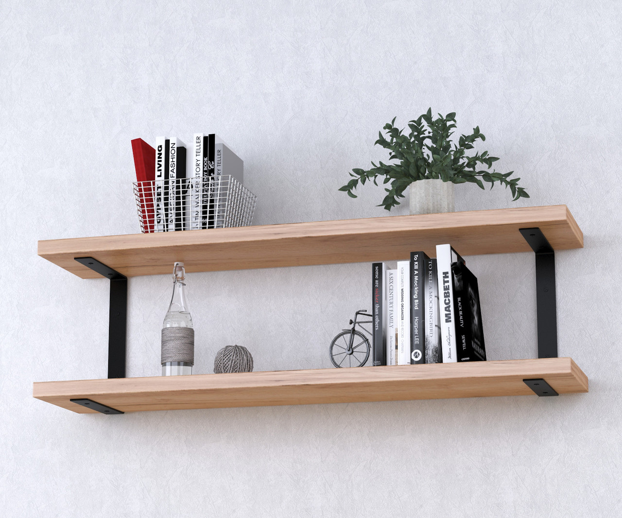 Полиця PL-C-36 Loft Design Дуб Крафт золотий 112 см