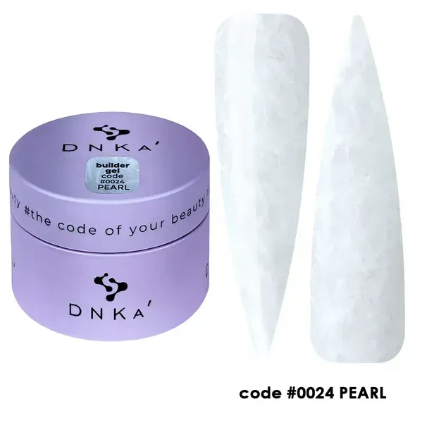 Гель для нарощування нігтів DNKa' Builder Gel #0024 Pearl, 30 мл, фото 1