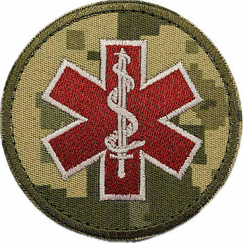 Шеврон "Медичний" піксель