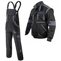 Рабочий костюм хлопковій куртка жилетка и полукомбинезон, спецодежда защитная мужская роба для работников