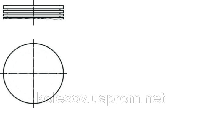 Поршні FORD Sierra (Grada, Capri, Taunus, Scorpio) 2,0 OHC д.90,8 мм