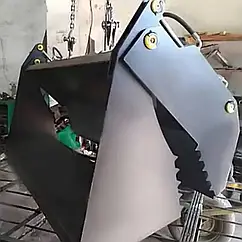 Щелепної ківш (крокодил) на фронтальний навантажувач (EURO навішування)