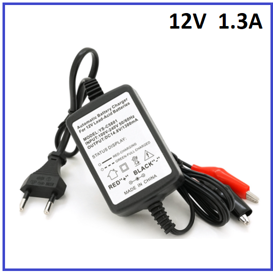 Зарядний пристрій для акумулятора Voltronic 12V (14.4) до 1.3А AGM, GEL