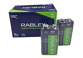 Батарейка RABLEX крона 9V Alkaline (10шт/уп)