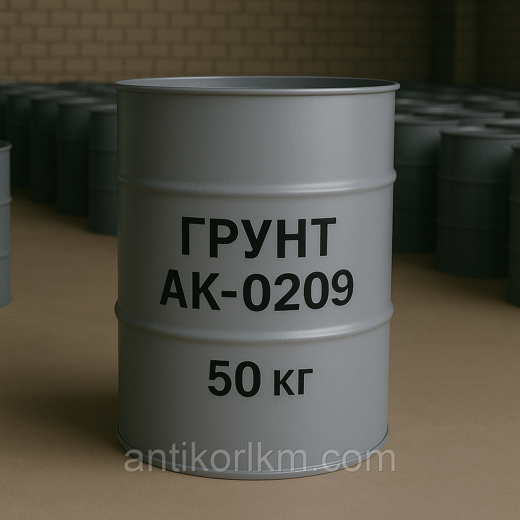 Грунтовка Термостійка АК-0209 сріблясто-сіра, 50 кг