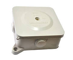 Коробка герметичний зовнішній ступінь вологи захисту (ip 41) 8х8х3, розподільна, монтажна, доза