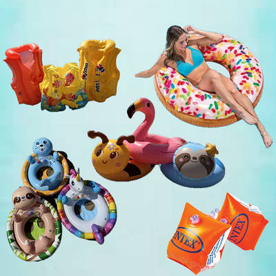 Круги, нарукавники, плотики, жилети, м'ячі