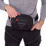 Сумка-бананка тактична на пояс DAINESE MS-7002 Чорний 3 л, фото 6