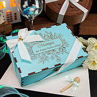 Подарунок мамі "Весняна палітра" на 6 смаків, подарунковий набір, смачні подарунки, корисні солодощі, день матері, мами, мед